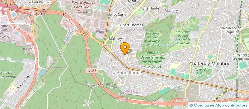 localisation de l'entreprise PLATAX ASSOCIES  CHATENAY-MALABRY