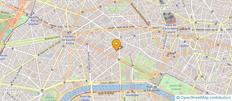 localisation de l'entreprise PLATE-A-PORTER à PARIS