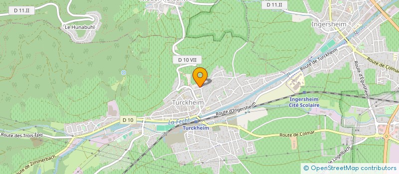 localisation de l'entreprise PLATE-FORME ASSOC SERVI PARTICULIERS COL  TURCKHEIM