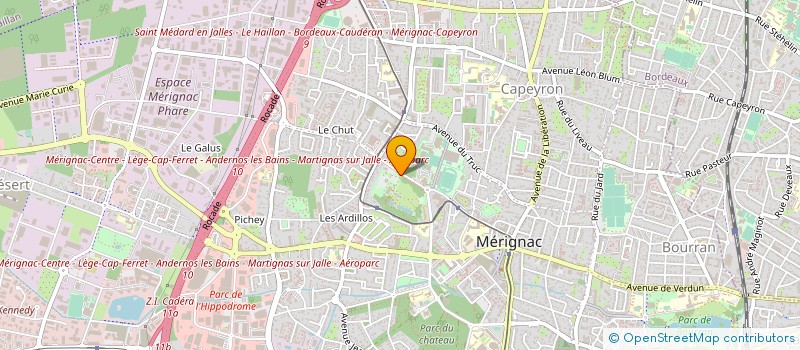 localisation de l'entreprise PLATE-FORME DE GESTION DES FONDS EUROPEENS INTER PLIE à MERIGNAC