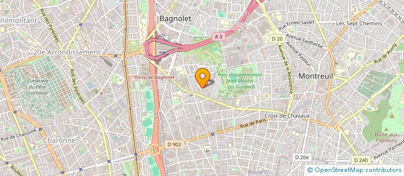 localisation de l'entreprise PLATE-FORME DES ASSOCIATIONS CONGOLAISES DE FRANCE à BAGNOLET
