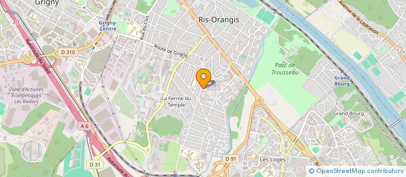 localisation de l'entreprise PLATE FORME FRANCO-CAMEROUNAISE POUR LE DEVELOPPEMENT à RIS-ORANGIS