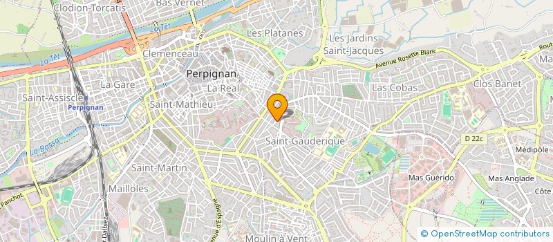 localisation de l'entreprise PLATE-FORME HUMANITAIRE DES PYRENEES ORIENTALES à PERPIGNAN