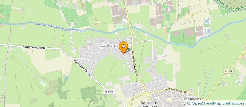 localisation de l'entreprise PLATE FORME LOISIRS DECOUVERTE à SAINT-MARTIN-DE-CRAU