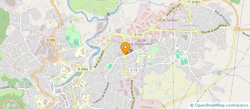 localisation de l'entreprise PLATE-FORME POUR L'APPUI DE LA DECENTRALISATION ET LE DEVELOPPEMENT LOCAL EN AFRIQUE à ANNONAY