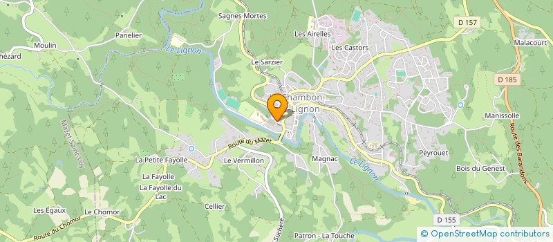 localisation de l'entreprise PLATEAU - ASILE - SOLIDARITE à SAINT-AGREVE
