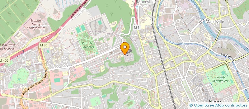 localisation de l'entreprise PLATEAU ASSOCIATIF CULTUREL HAYE'ART (P.A.C.H.A.)  NANCY