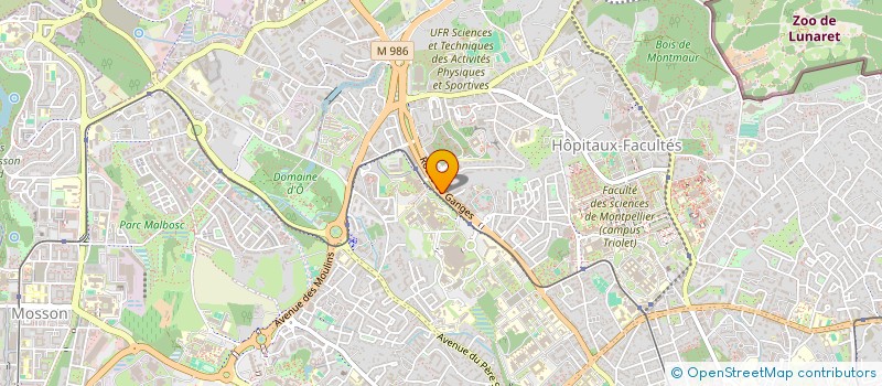 localisation de l'entreprise PLATEAU D'IMAGERIE MEDICALE MUTUALISE EST-HERAULT SUD AVEYRON à MONTPELLIER