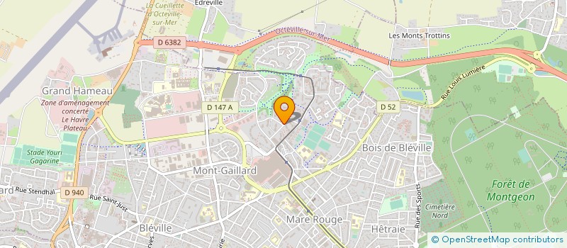 localisation de l'entreprise PLATEAU HAVRAIS DE TENNIS DE TABLE à LE HAVRE