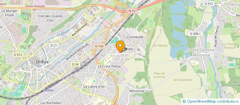 localisation de l'entreprise PLATEAU SUD MEDICAL à DREUX