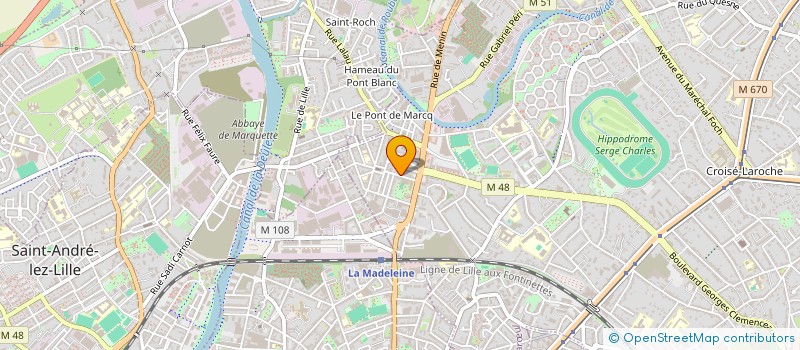 localisation de l'entreprise PLATEAUX GOURMANDS à MARCQ-EN-BARŒUL