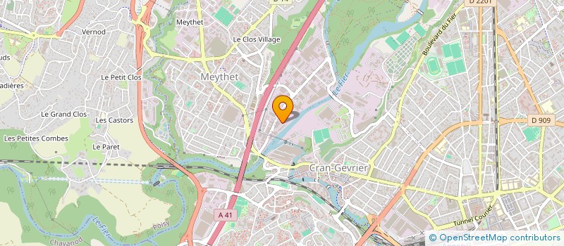 localisation de l'entreprise PLATEFORME ASSOCIATIVE DE SERVICES à ANNECY