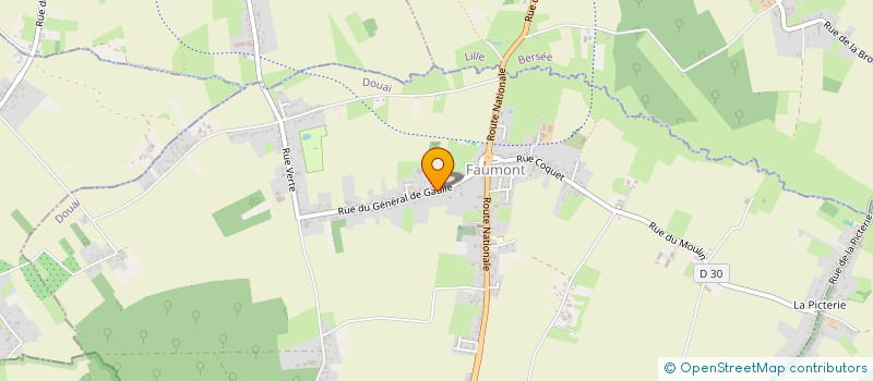 localisation de l'entreprise PLATEFORME AUTO DU PEVELE  ORCHIES