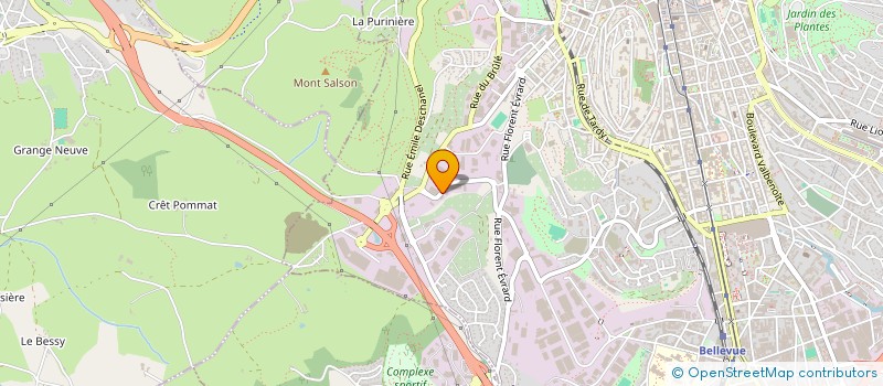 localisation de l'entreprise PLATEFORME AUTOMOBILE  SAINT-ETIENNE