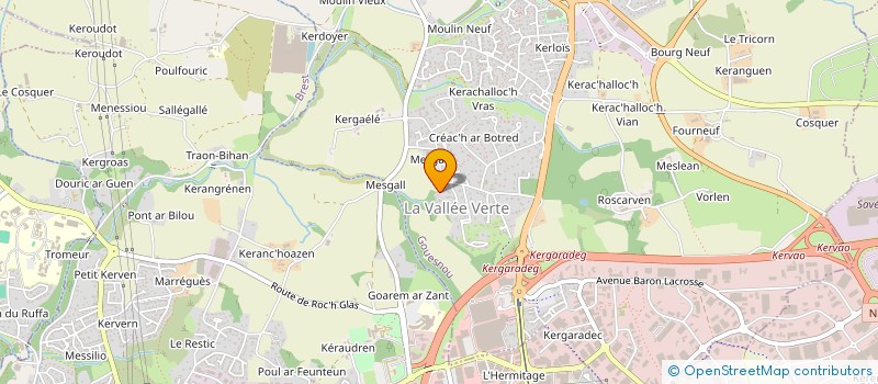 localisation de l'entreprise PLATEFORME BZH  GOUESNOU