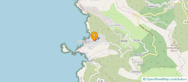 localisation de l'entreprise PLATEFORME CITOYENNE DE CORSE à CENTURI