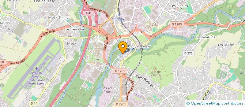 localisation de l'entreprise PLATEFORME CONDUITE à ANNECY