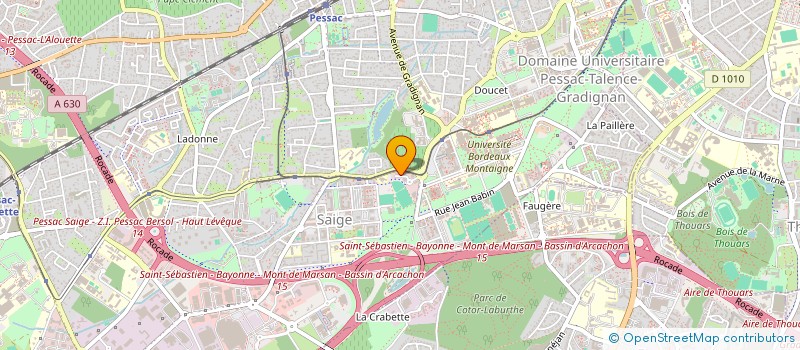 localisation de l'entreprise PLATEFORME D'ACCELERATION DE L'USINE DU FUTUR EN NOUVELLE AQUITAINE - PFA UDF NOUVELLE AQUITAINE  TALENCE