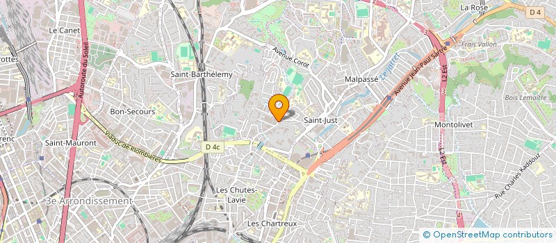 localisation de l'entreprise PLATEFORME D'INFORMATION ET DE SOUTIEN AUX TUTEURS FAMILIAUX DES BOUCHES DU RHONE  MARSEILLE