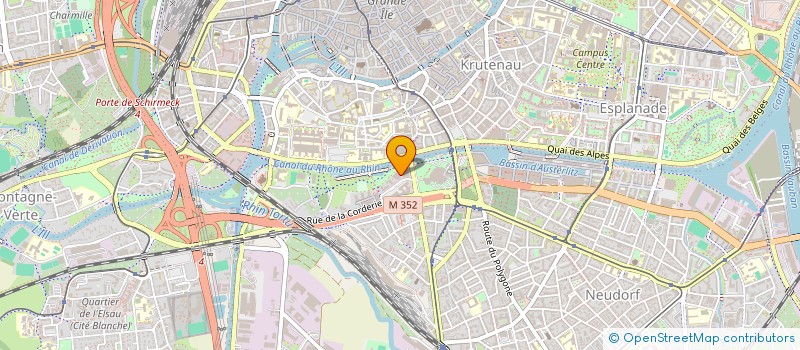 localisation de l'entreprise PLATEFORME D ORIENTATION DES NOUVEAUX ENTRANTS DANS LE RSA à STRASBOURG