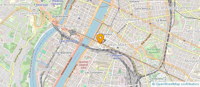 localisation de l'entreprise PLATEFORME DES DROITS HUMAINS  LYON