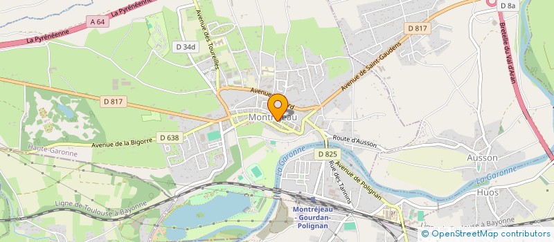 localisation de l'entreprise PLATEFORME DES METIERS DE L AIDE A DOMICILE EN COMMINGES à MANE