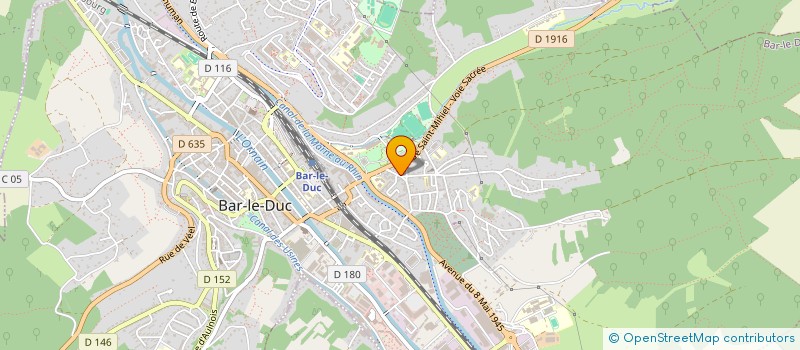 localisation de l'entreprise PLATEFORME DES MUSIQUES DE CREATION  BAR-LE-DUC