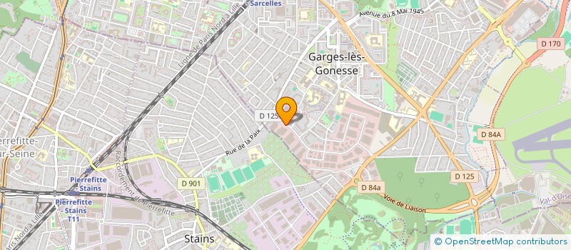 localisation de l'entreprise PLATEFORME DESTOCK  GARGES-LES-GONESSE