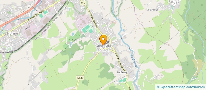 localisation de l'entreprise PLATEFORME EUROPE, CENTRE D'ECHANGES ECONOMIQUES, CULTURELS ET DE RENCONTRES EUROPEENNES  SAINT-PAUL-EN-JAREZ