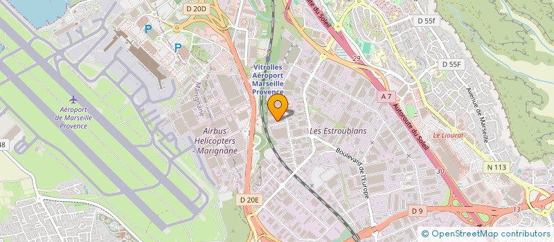 localisation de l'entreprise PLATEFORME IMPRIMEUR à VITROLLES