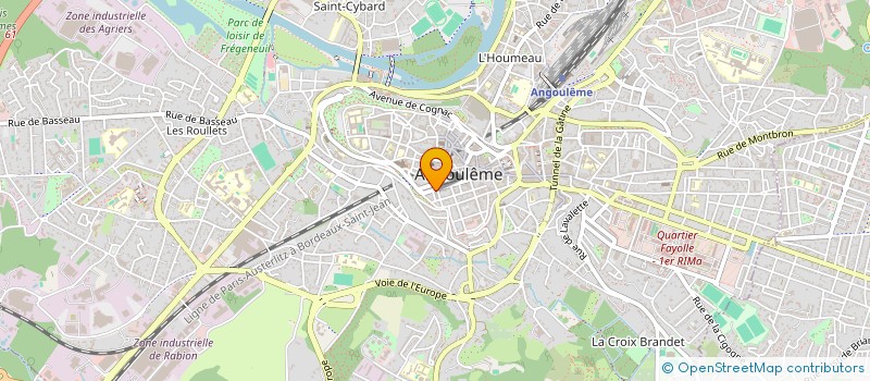 localisation de l'entreprise PLATEFORME JEUNESSE EN NOUVELLE-AQUITAINE à ANGOULEME