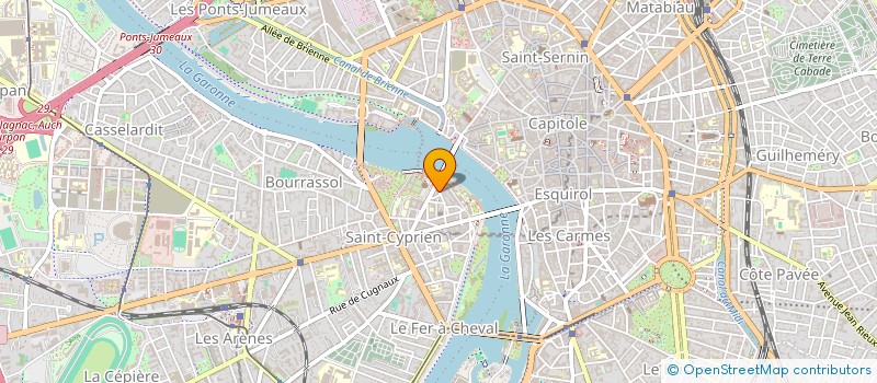 localisation de l'entreprise PLATEFORME PROFESSIONNELLE ADDICTION EN OCCITANIE à TOULOUSE
