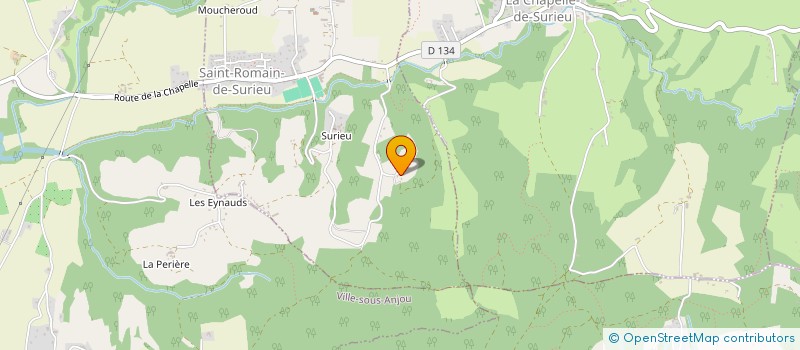 localisation de l'entreprise PLATEFORME RH  SAINT-ROMAIN-DE-SURIEU