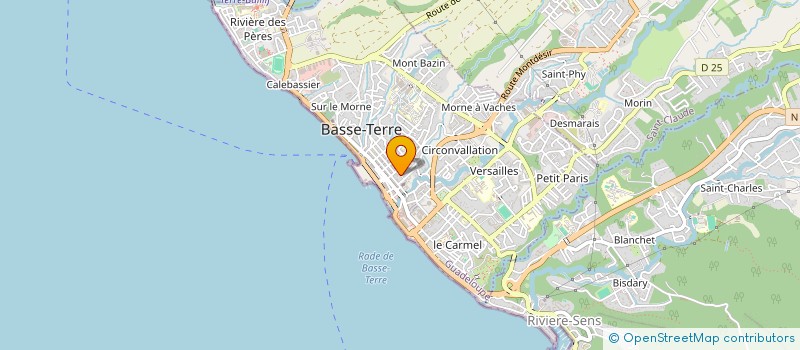 localisation de l'entreprise PLATEFORME SVB - SANTEVOYAGEBIEN-ETRE à BASSE-TERRE