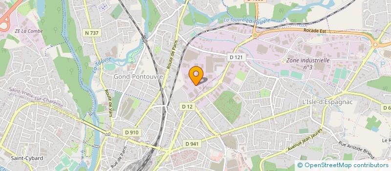 localisation de l'entreprise PLATEFORME TERRITORIALE D'APPUI DE LA CHARENTE à GOND-PONTOUVRE