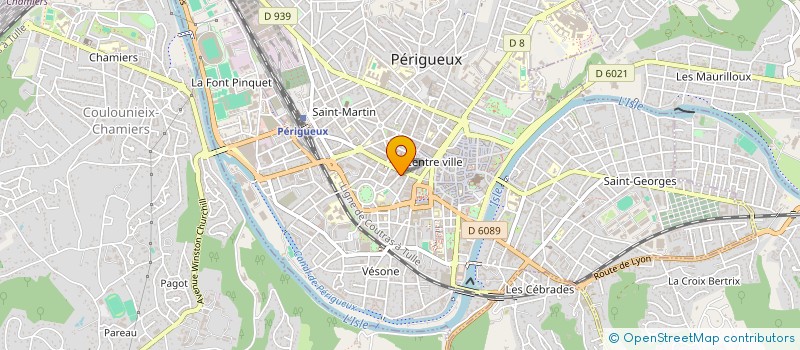 localisation de l'entreprise PLATEFORME TERRITORIALE D'APPUI DE LA DORDOGNE à PERIGUEUX