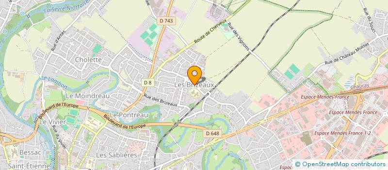 localisation de l'entreprise PLATEFORME TERRITORIALE DE SERVICE ET D'ANIMATION POUR PERSONNES AGEES à NIORT