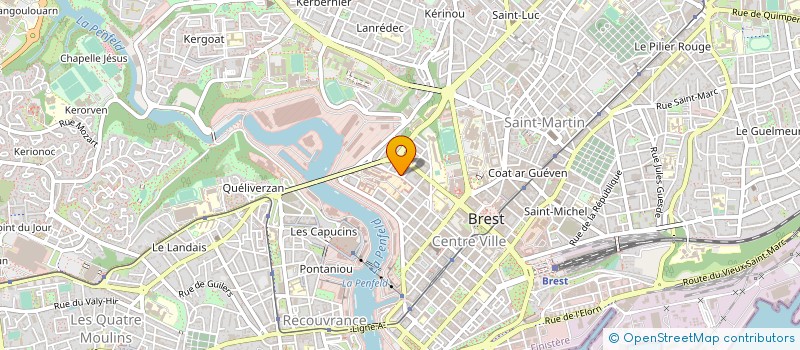 localisation de l'entreprise PLATEFORME TRANSBORDER à BREST