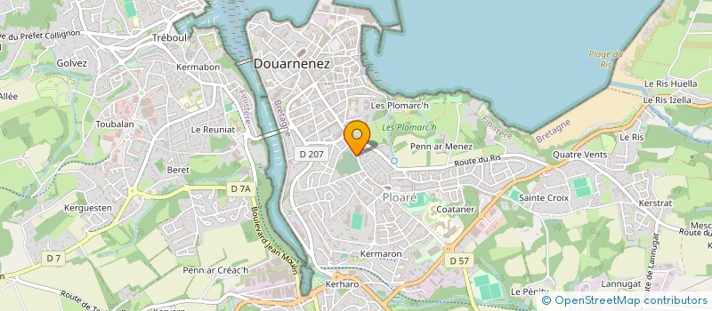 localisation de l'entreprise PLATEOSAURUS  DOUARNENEZ