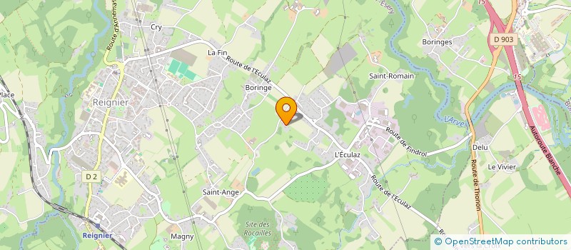 localisation de l'entreprise PLATERIE BOUCLIER à REIGNIER-ESERY