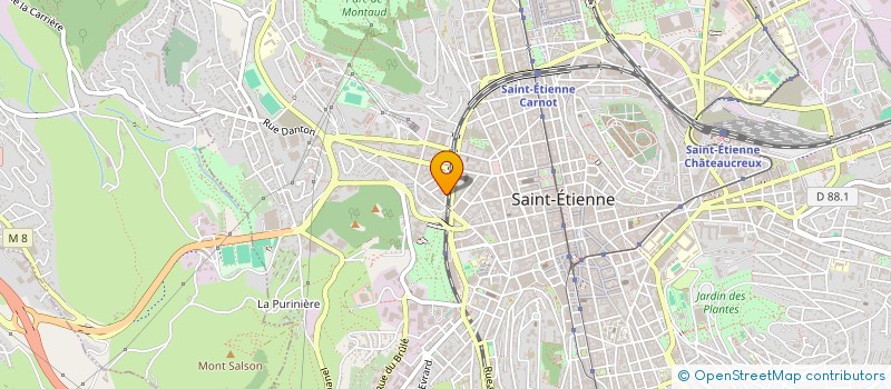 localisation de l'entreprise PLATERIE ZAPP  SAINT-ETIENNE