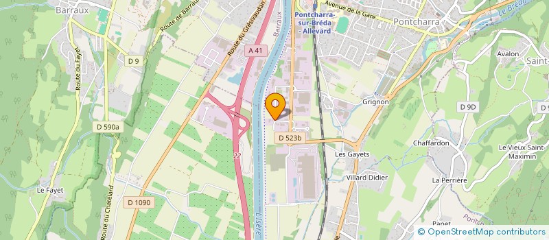 localisation de l'entreprise PLATFORM BASKET FRANCE à PONTCHARRA