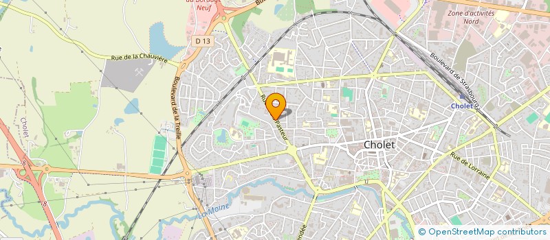 localisation de l'entreprise PLATFORM LEATHER à CHOLET