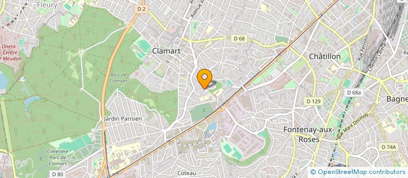 localisation de l'entreprise PLATIBAT à CLAMART