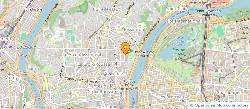 localisation de l'entreprise PLATIERE  LYON