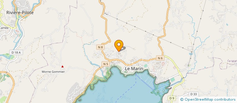 localisation de l'entreprise PLATINE  LE MARIN