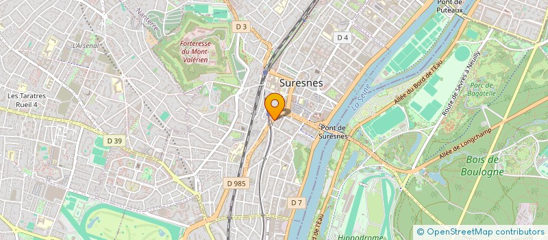 localisation de l'entreprise PLATINE CONSEIL à SURESNES