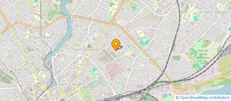 localisation de l'entreprise PLATINE GLOBAL à NANTES