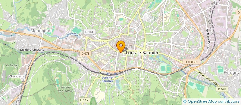 localisation de l'entreprise PLATINIUM  LONS-LE-SAUNIER