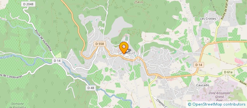 localisation de l'entreprise PLATINIUM à GRIMAUD